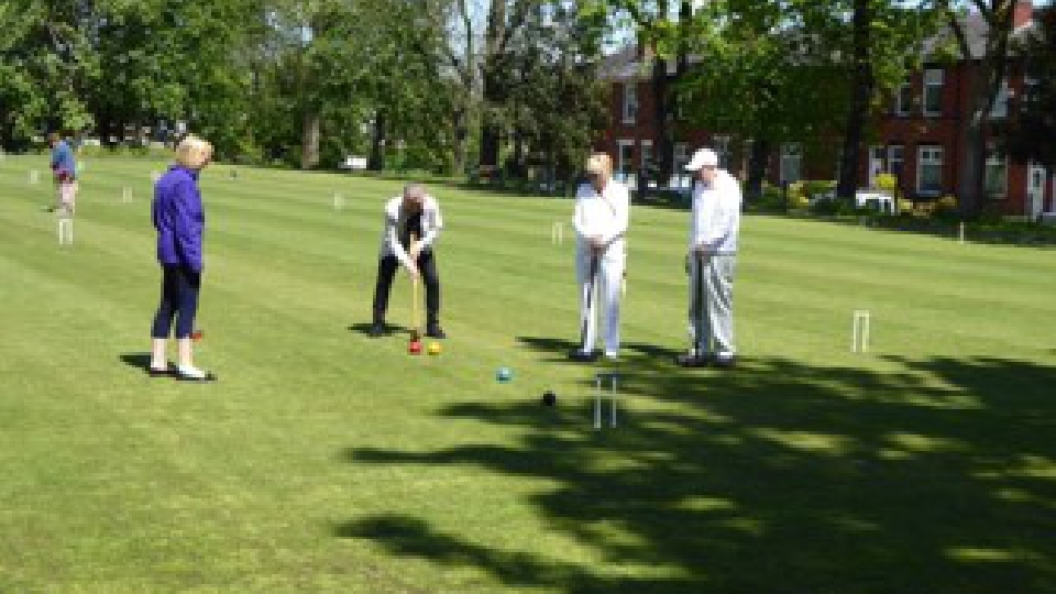 Croquet was one of the first sports that it was possible to play when the initial lockdown restrictions were eased, as it naturally lends itself to social distancing when played Croquet was one of the first sports that it was possible to play when the initial lockdown restrictions were eased, as it naturally lends itself to social distancing when played