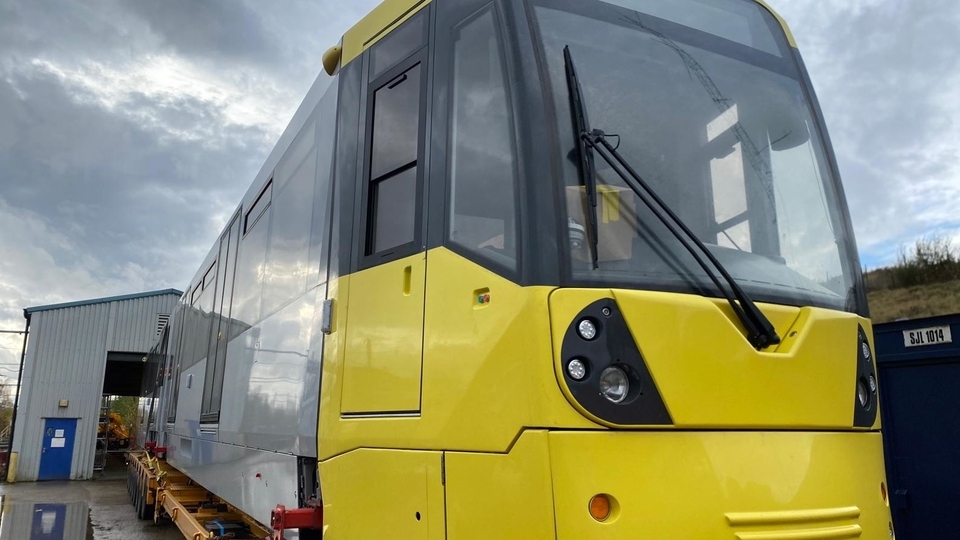 One of the new M5000 vehicles, which is stabled at Metrolink’s Queens Road depot One of the new M5000 vehicles, which is stabled at Metrolink’s Queens Road depot
