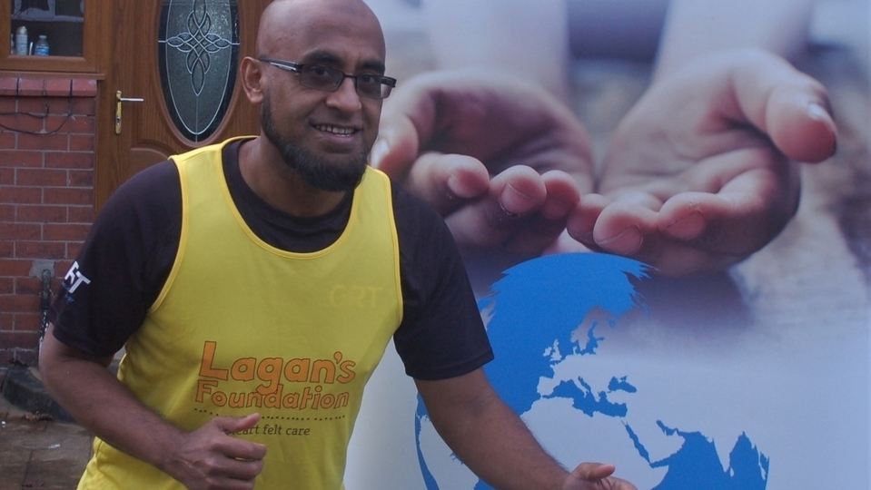 Charity runner Afruz Miah Charity runner Afruz Miah