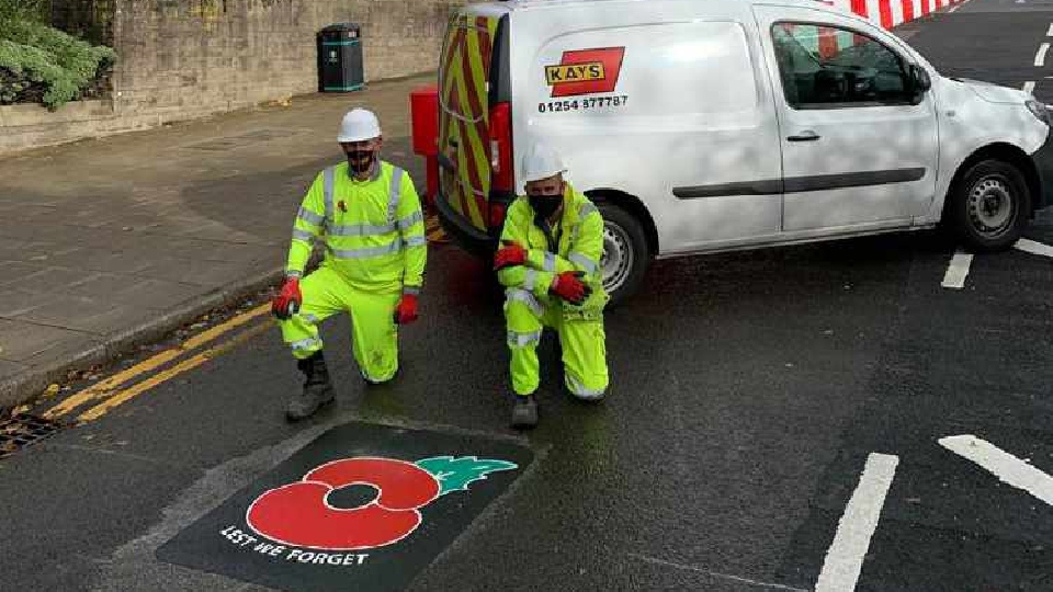 Workers have been making sure Oldham remembers those who paid the ultimate sacrifice for our freedom.