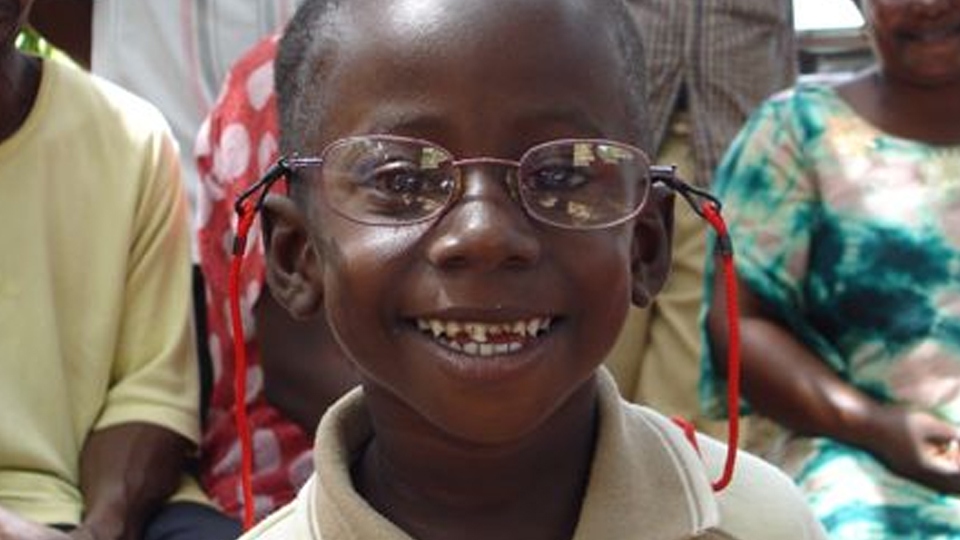 2,000 pairs of glasses have been donated to people living in poverty in Africa