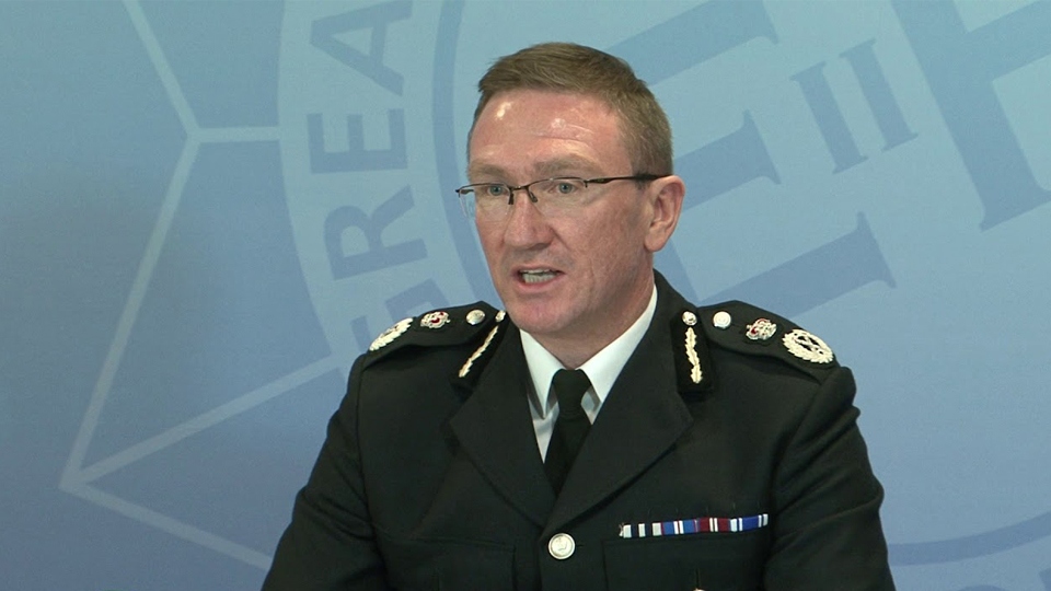 Chief constable Ian Hopkins