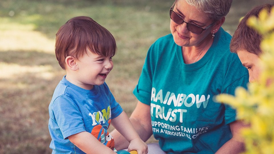 The grant will help Rainbow Trust to fund its tailored support to families with a seriously ill child