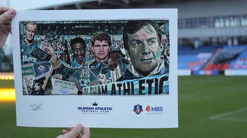 The prints been signed by Joe Royle The prints been signed by Joe Royle