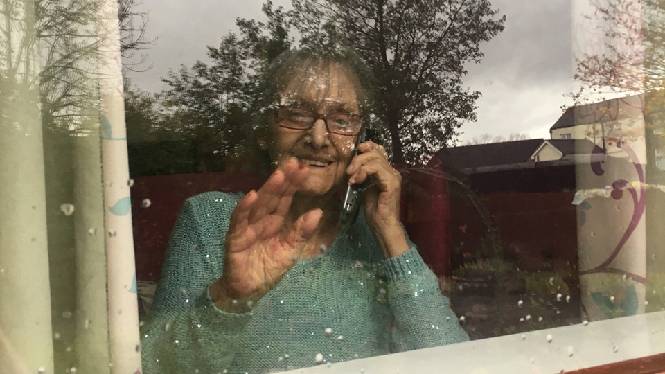 Care home resident Evelyn Schofield Care home resident Evelyn Schofield