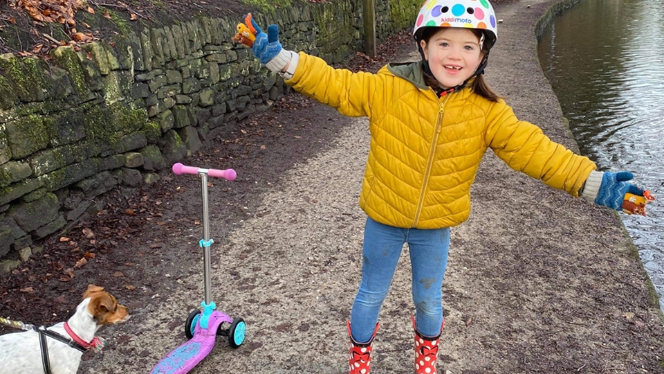 Five year-old Freya McKechnie Five year-old Freya McKechnie