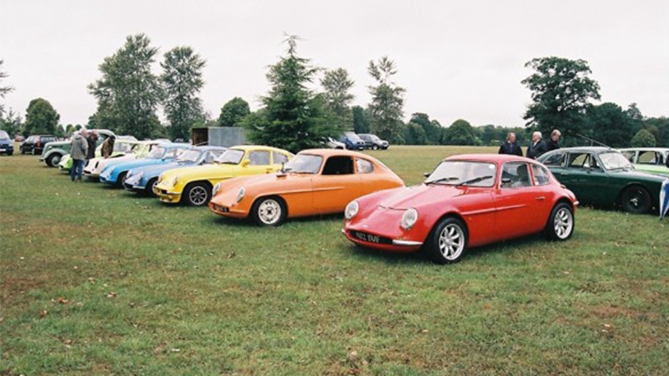 Olympic cars at car show