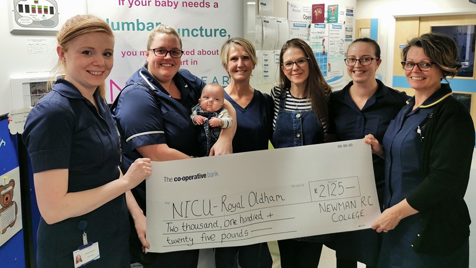 Toddle for Teddy Cheque Presentation for NICU
