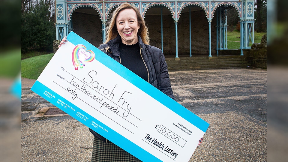 An Oldham woman has scooped ten grand in the Health Lottery An Oldham woman has scooped ten grand in the Health Lottery