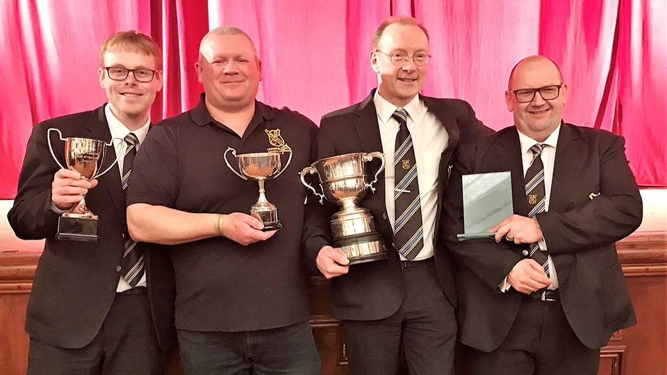 Uppermill Band brass section
