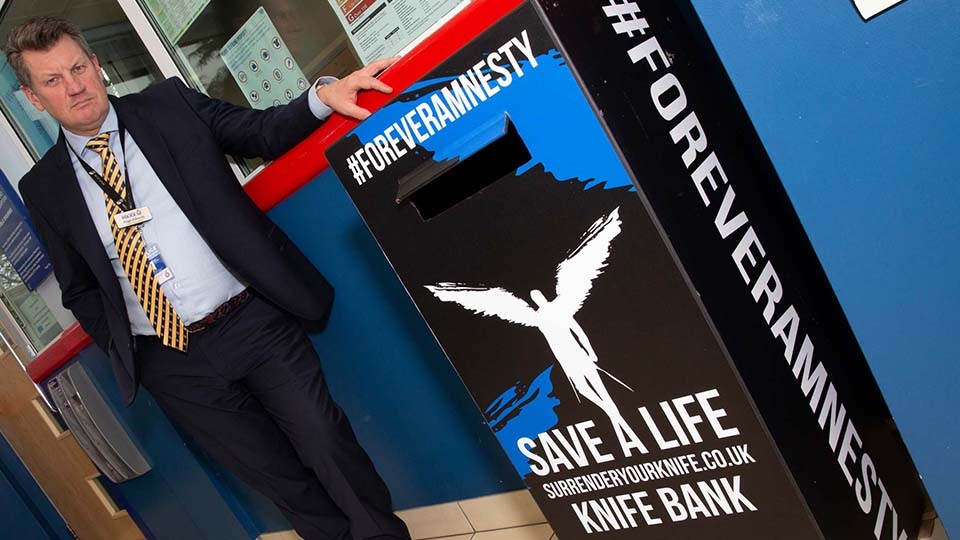 Knife Amnesty bins at police stations 