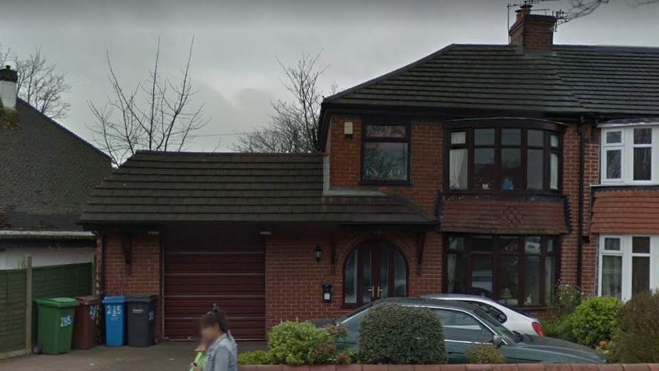 The shared house on Hollinwood Avenue in Oldham.