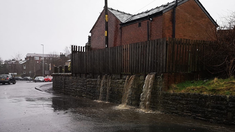 Torrential rain in Austerlands Torrential rain in Austerlands