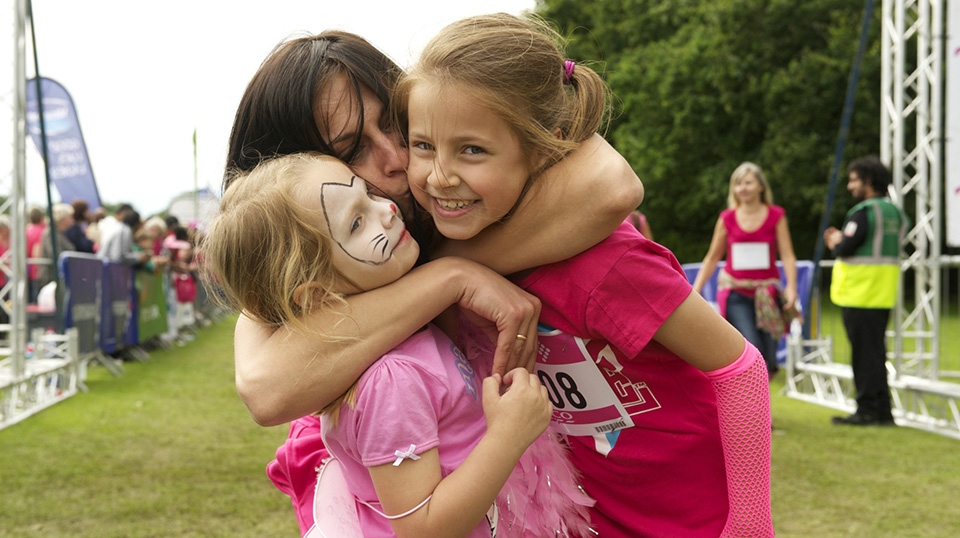 The Race for Life is open to all and this year a family discount is available with one child going free when a family of four enter