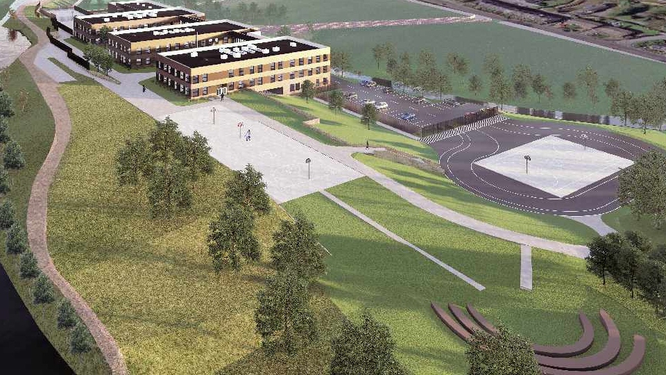 When complete, Saddleworth School will accommodate up to 1,500 students aged 11 to 16