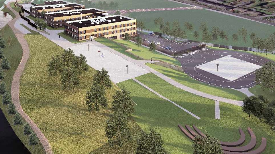 When complete, Saddleworth School will accommodate up to 1,500 students aged 11 to 16 When complete, Saddleworth School will accommodate up to 1,500 students aged 11 to 16