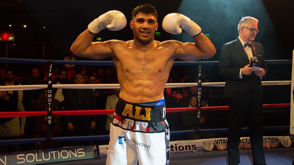 Ali is the first boxer with type 1 diabetes to be given a pro license and has won his first six fights and remains undefeated