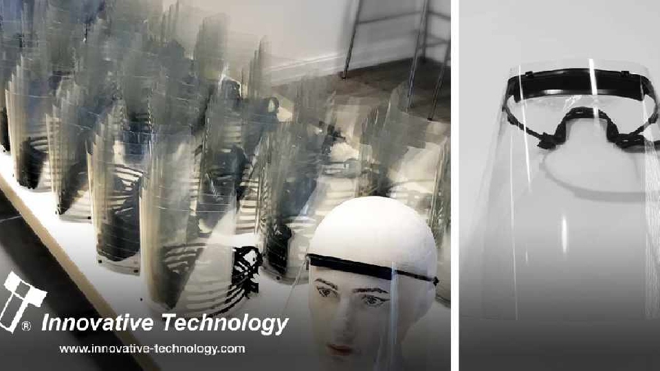Innovative Technology can produce 5,000 face shields each week to help fulfil demand Innovative Technology can produce 5,000 face shields each week to help fulfil demand
