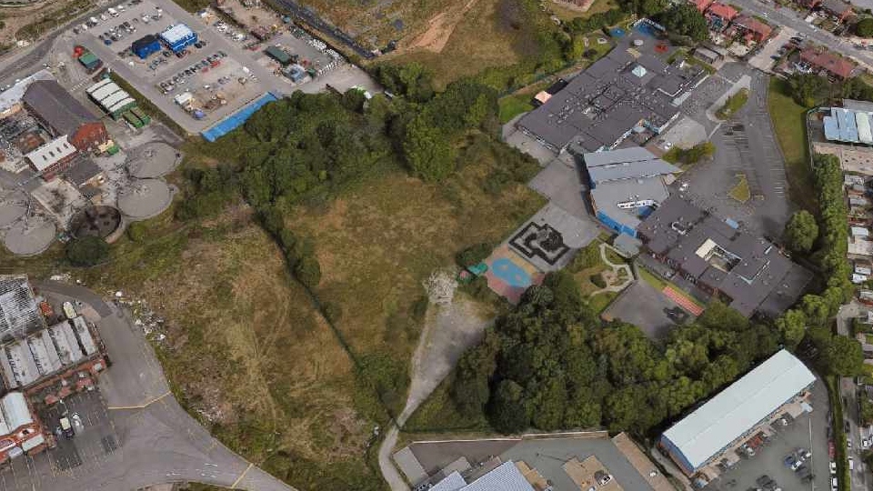 The site of the new Halcyon Way school in Chadderton