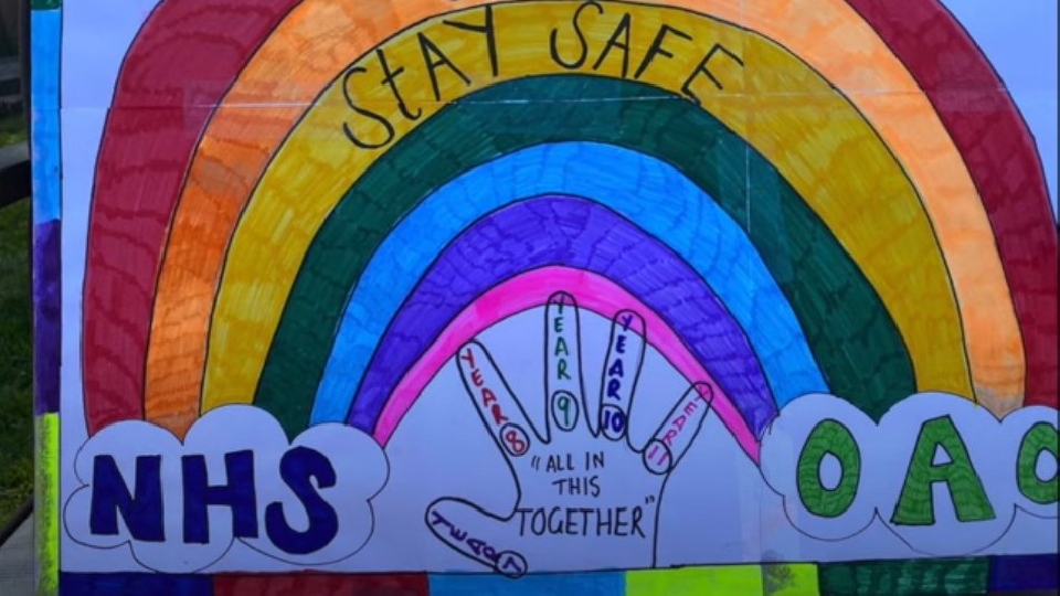 The video features messages of positivity and creative short funny clips The video features messages of positivity and creative short funny clips