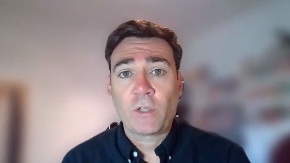 Greater Manchester Mayor Andy Burnham 