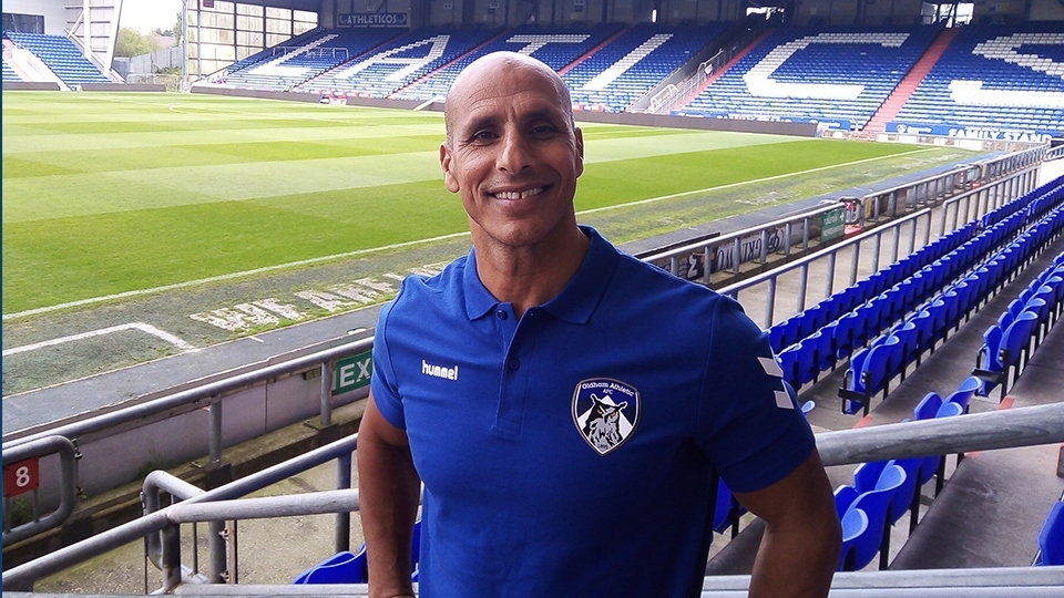 Latics manager Dino Maamria Latics manager Dino Maamria