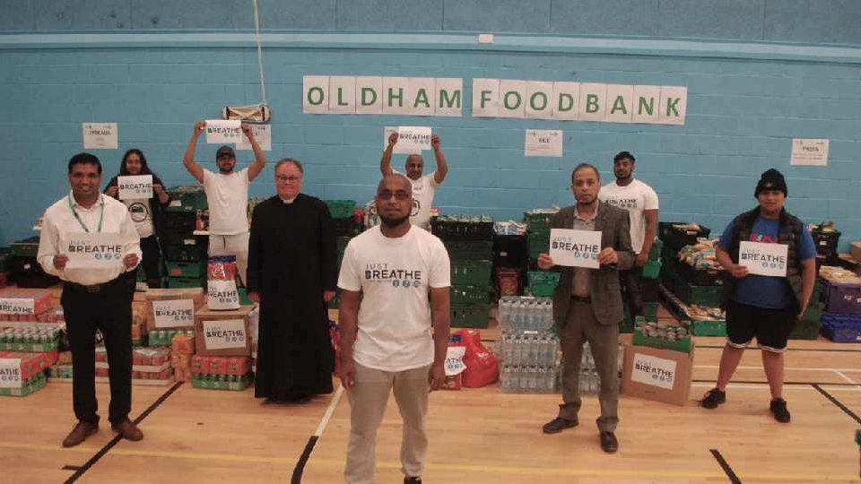 The kind-hearted Just Breathe community group are pictured The kind-hearted Just Breathe community group are pictured