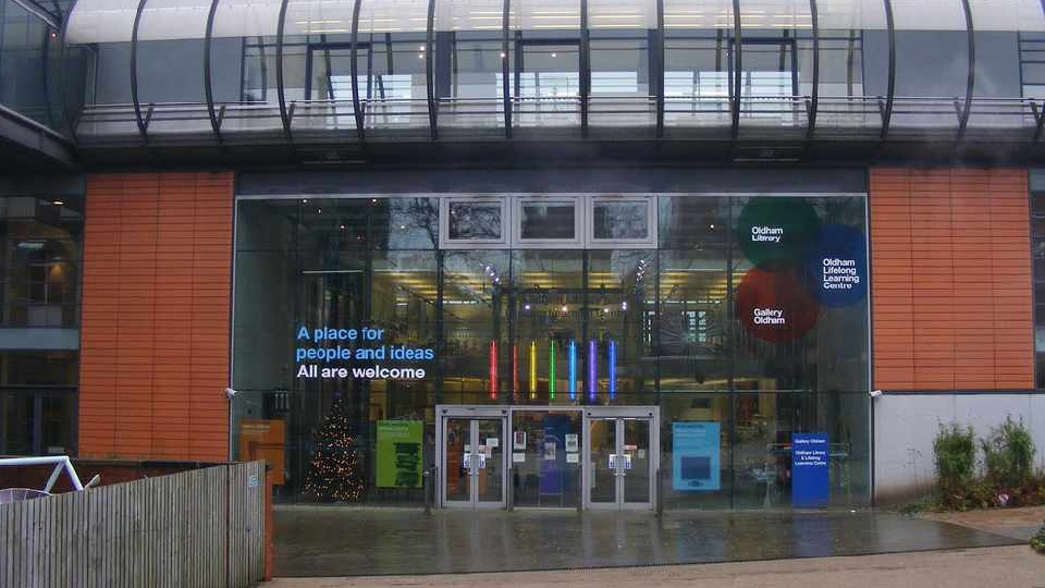 Oldham Library re-opens soon