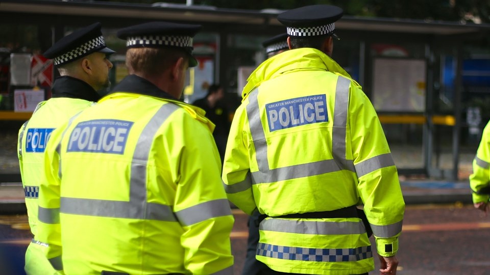 Police officers sustained minor injuries while dispersing hundreds of people from illegal raves held across Greater Manchester last weekend