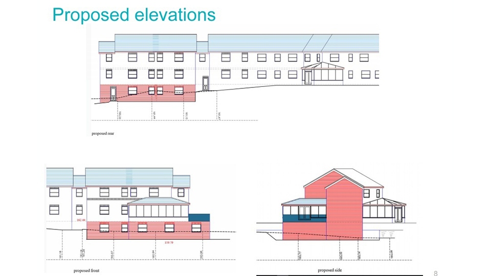 Dryclough Manor proposed elevations