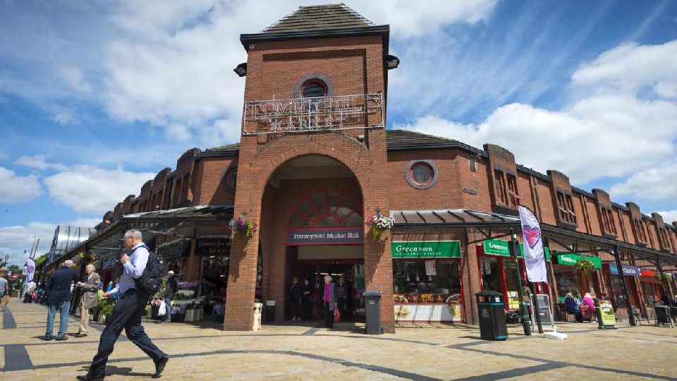 Social distancing and hand sanitiser are just some of the health and safety measures that will be in place when traders and shoppers return to the indoor market hall 