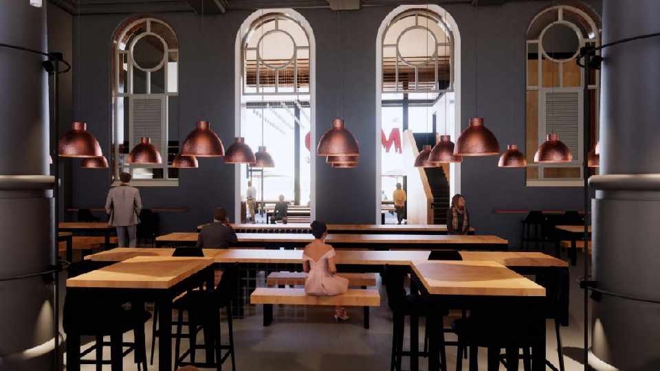 Plans for a food hall in Oldham Town Hall have been submitted Plans for a food hall in Oldham Town Hall have been submitted