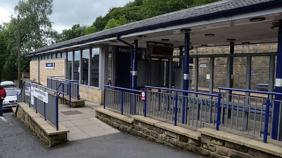 The railway station at Greenfield