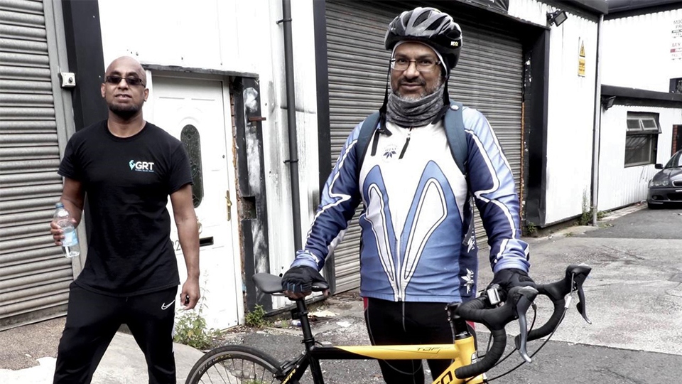 Pictured left to right are Mohammed Afruz Miah and Muzahid Khan Pictured left to right are Mohammed Afruz Miah and Muzahid Khan