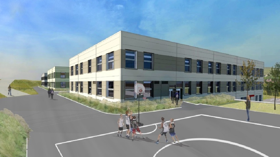 How part of the new Saddleworth School will look How part of the new Saddleworth School will look