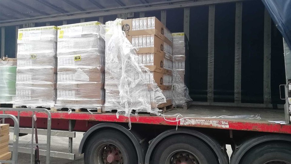 In Oldham, more than 1,200 devices have been distributed to schools to allocate to those most in need In Oldham, more than 1,200 devices have been distributed to schools to allocate to those most in need