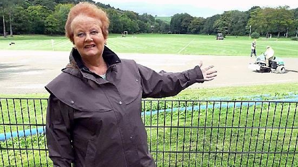 Barbara Beeley pictured at Churchill playing fields Barbara Beeley pictured at Churchill playing fields