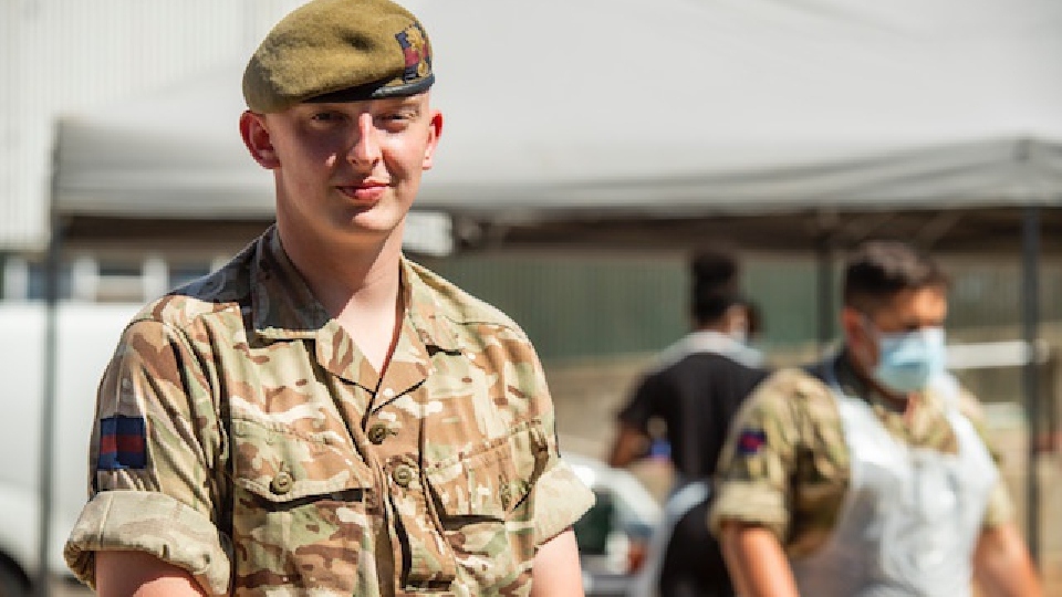 Guardsman Charley Stott, from Oldham