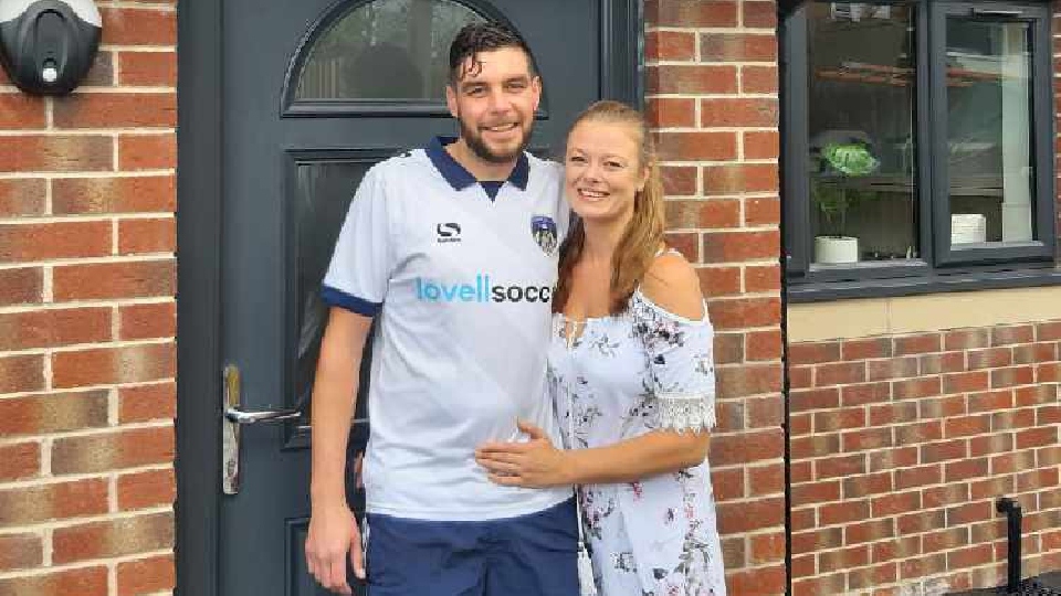 Chris Coulter and Rachel Buckley are among the customers who have moved into the new homes on Holden Fold