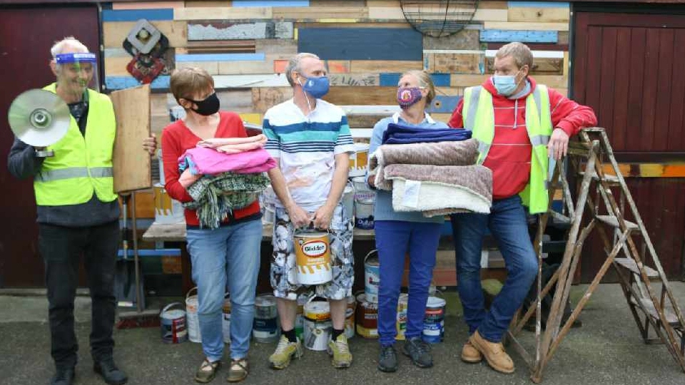 Emmaus Mossley volunteers gear up for Recycle Week 2020