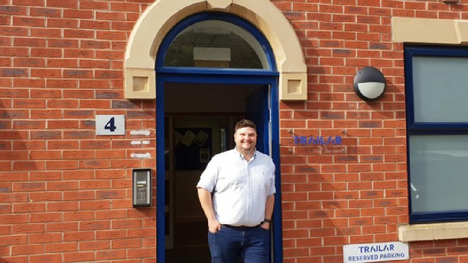 MD Denny Hulme is pictured outside Trailar's unit on Southlink Business Park MD Denny Hulme is pictured outside Trailar's unit on Southlink Business Park
