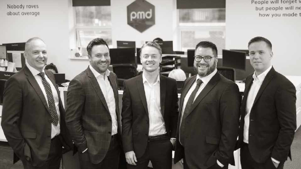 The PMD Structure Finance Solutions team is Peter Dobson, Director, Mark Millhouse, Structured Finance Director, Callum Bull, Structured Finance Director, Nathan Curbishley, Structured Finance Director and Tom Brown, Director