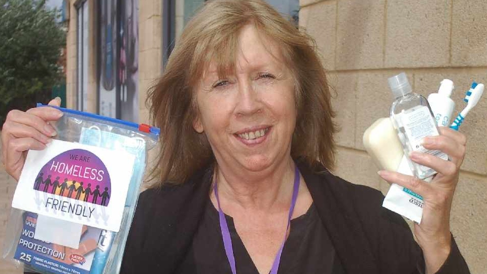 Homeless Friendly manager Gail Sutcliffe Homeless Friendly manager Gail Sutcliffe