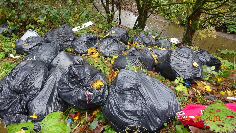 Fly tipped waste linked to landlord's property