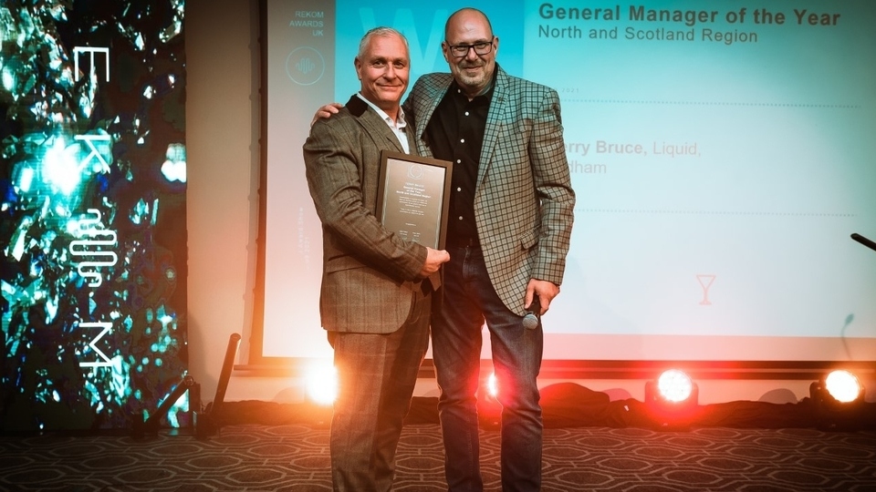 Terry Bruce (left) is pictured with Operations Director Tony Gorbert