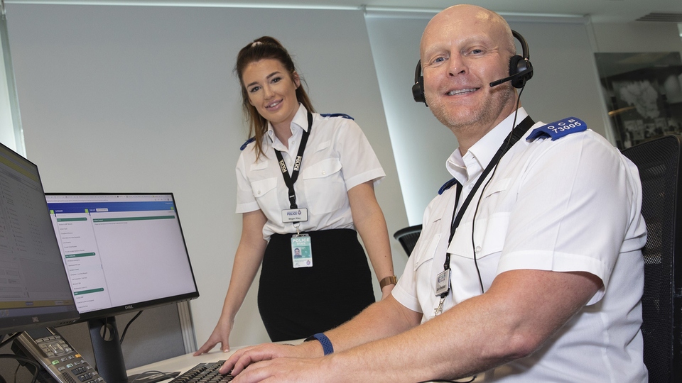 Call handler new recruits at GMP Call handler new recruits at GMP