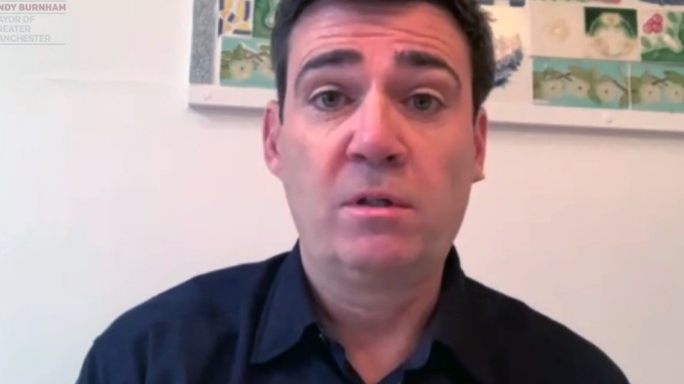 Burnham said levelling up would be dealt an ‘extremely severe blow’ if the reports are true. Burnham said levelling up would be dealt an ‘extremely severe blow’ if the reports are true.
