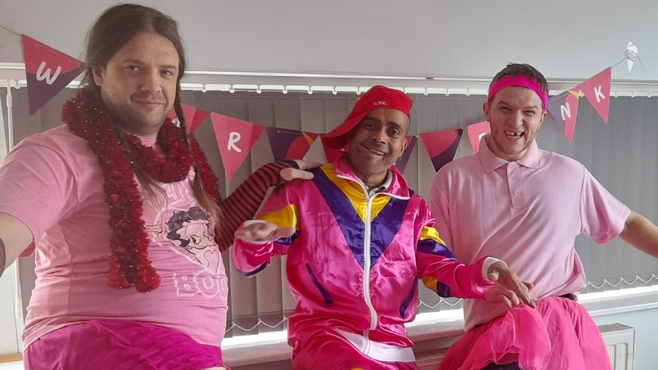 Stuart Rose, Shankar Das and Rob Ridgway getting into the spirit of the day. Stuart Rose, Shankar Das and Rob Ridgway getting into the spirit of the day.