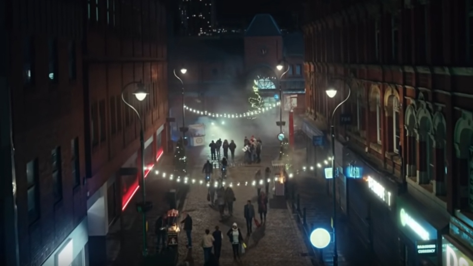 Curzon Street as featured in the Christmas ad