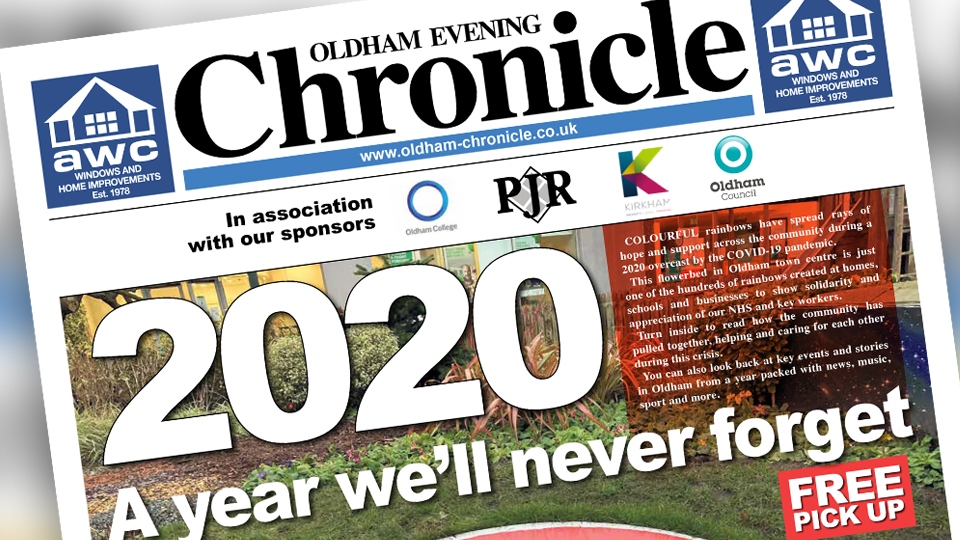 The Oldham Chronicle is back in print for a review of 2020
